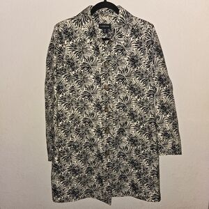 Lands' End Monochrome Floral Jacket